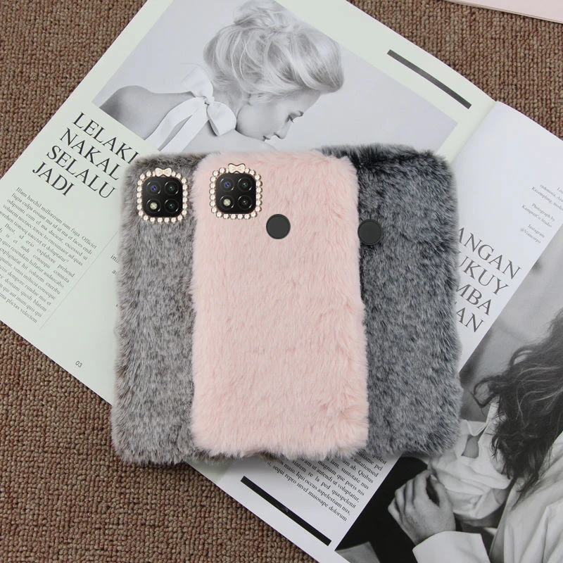 Case For RedMi 9C Fashion Luxury Plush Rabbit fur Winter Keep Warm Soft Silicone shockproof Back Cover For RedMi 9C Phone Case
Case For RedMi 9C Fashion Luxury Plush Rabbit fur Winter Keep Warm Soft Silicone shockproof Back Cover For RedMi 9C Phone Case