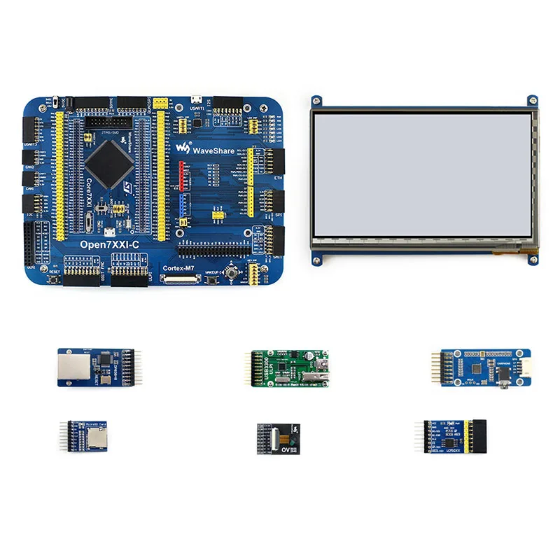 Micro Snow Cortex-M7 Development Board STM Development Board Expansion Board with 7-Inch Capacitive Touch Screen +6 Modules
Micro Snow Cortex-M7 Development Board STM Development Board Expansion Board with 7-Inch Capacitive Touch Screen +6 Modules