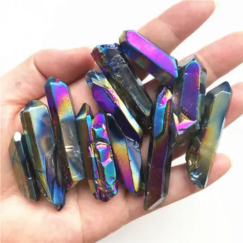 50g/1pc Rainbow Titanium Aura Lemurian Seed Quartz Crystal Stones Point Specimen Quartz Crystals
50g/1pc Rainbow Titanium Aura Lemurian Seed Quartz Crystal Stones Point Specimen Quartz Crystals