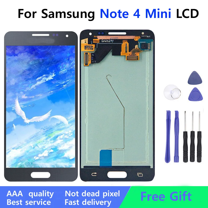 AMOLED экран для SAMSUNG Galaxy Alpha ЖК дисплей Note 4 MINI G850 G850F SM сенсорный запасные