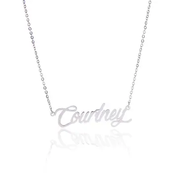 AAA Quality 45 Fonts Necklace Customized Stainless Steel Necklace Nameplate Choker Pendant English Name Jewelry Necklace
AAA Quality 45 Fonts Necklace Customized Stainless Steel Necklace Nameplate Choker Pendant English Name Jewelry Necklace