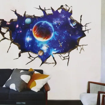 HOT New 3D Sticker Amazing Cosmos Outer Space Planet Wall Stickers Beautiful Galaxy Stickers muraux Living Rooms Home Detor Gift
HOT New 3D Sticker Amazing Cosmos Outer Space Planet Wall Stickers Beautiful Galaxy Stickers muraux Living Rooms Home Detor Gift
