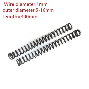 1PCS Spring Steel Pressure Spring Y-type Compression Spring Wire Dia 1.0mm Outer Dia 5-16mm Length 300mm
1PCS Spring Steel Pressure Spring Y-type Compression Spring Wire Dia 1.0mm Outer Dia 5-16mm Length 300mm