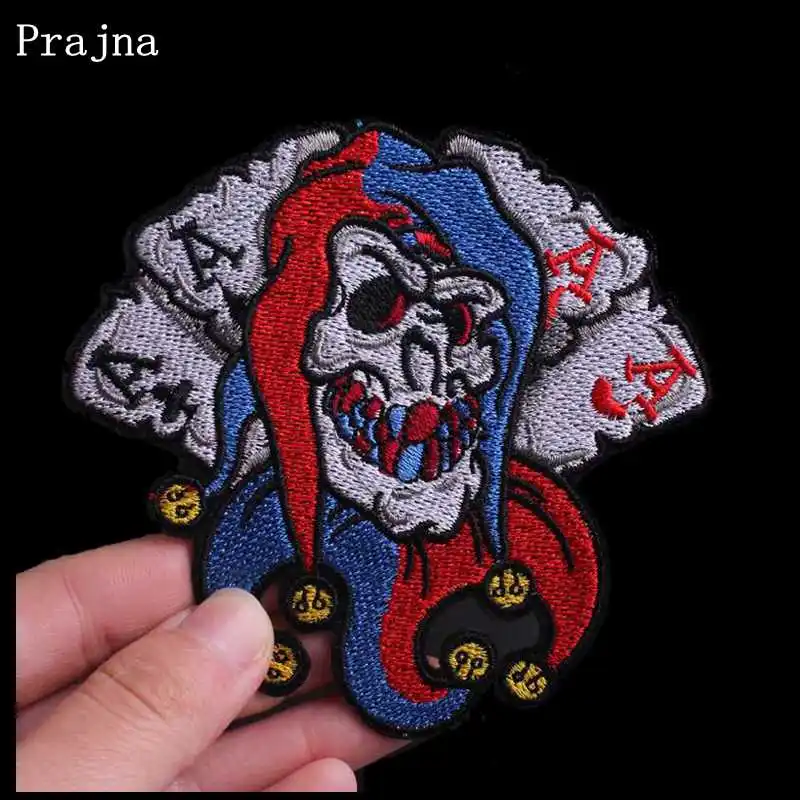 Prajna Punk Skull Patches Embroidered Patches For Clothing Iron On Patches On Clothes Appliques DIY Patches For Clothes Jackets
Prajna Punk Skull Patches Embroidered Patches For Clothing Iron On Patches On Clothes Appliques DIY Patches For Clothes Jackets
