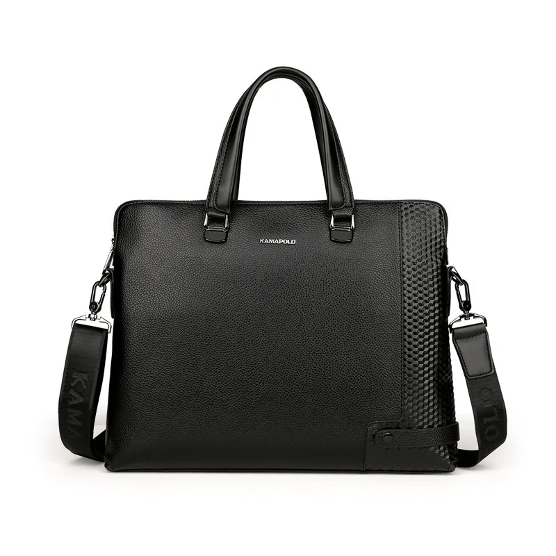 Man's Horizontal Business Computer Briefcase Man's Straddle Bag Recreational Single Shoulder Bag Soft Leather Tide
Man's Horizontal Business Computer Briefcase Man's Straddle Bag Recreational Single Shoulder Bag Soft Leather Tide