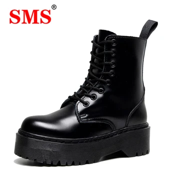 2020 New Women Winter Boots Genuine Leather platform Boots Black Ankle Lady Boots Punk Motorcycle Thick Heel Platform Boots
2020 New Women Winter Boots Genuine Leather platform Boots Black Ankle Lady Boots Punk Motorcycle Thick Heel Platform Boots
