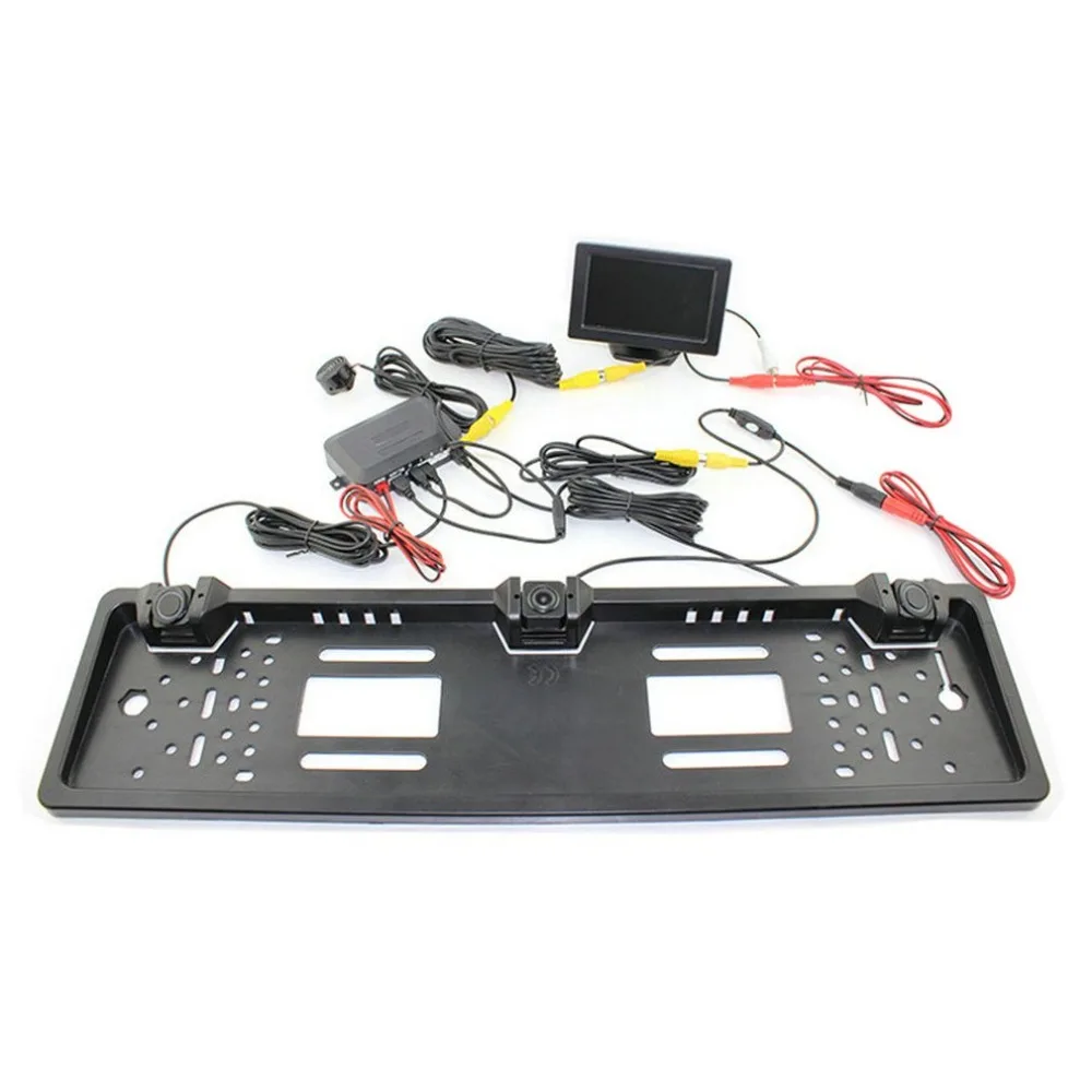 Car Licence Plate Camera Parking Sensor LED Display Universal Video Parking Assistance Reversing Radar Rear View Alarm System
Car Licence Plate Camera Parking Sensor LED Display Universal Video Parking Assistance Reversing Radar Rear View Alarm System