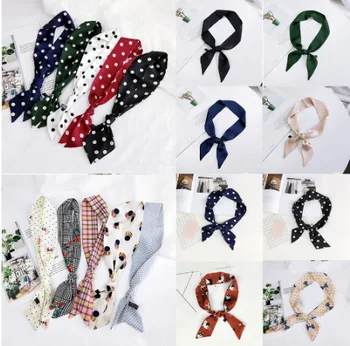 DHL 500pcs Fashion Polka Dot Floral Satin Neckerchief Women Elegant Sweet Head-Neck Silk Band Bag Tie Wristband Wrap
DHL 500pcs Fashion Polka Dot Floral Satin Neckerchief Women Elegant Sweet Head-Neck Silk Band Bag Tie Wristband Wrap