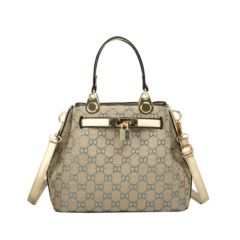 2019 Spring New Style European And American Style Printed Pattern Lock Kelly Bag Versatile Handbag Canvas Single-shoulder Bag fo
2019 Spring New Style European And American Style Printed Pattern Lock Kelly Bag Versatile Handbag Canvas Single-shoulder Bag fo