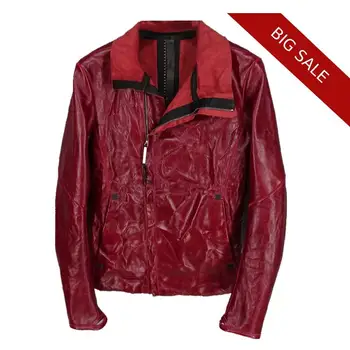 2020 Red Men Europe Style Slim Fit Biker‘s Leather Jacket Plus Size XXXL Genuine Cowhide Cool People Motorcycle Leather Coat
2020 Red Men Europe Style Slim Fit Biker‘s Leather Jacket Plus Size XXXL Genuine Cowhide Cool People Motorcycle Leather Coat