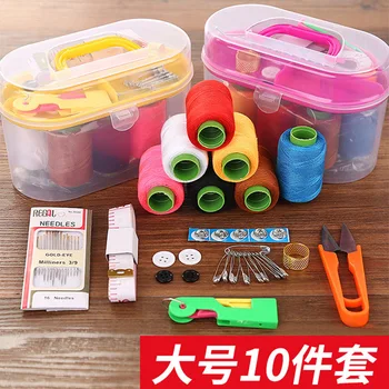 Tuba Sewing Box Suit Household Portable 10 Paper Set Mini- Tool Sewing Multi Line Function Sewing Kit
Tuba Sewing Box Suit Household Portable 10 Paper Set Mini- Tool Sewing Multi Line Function Sewing Kit
