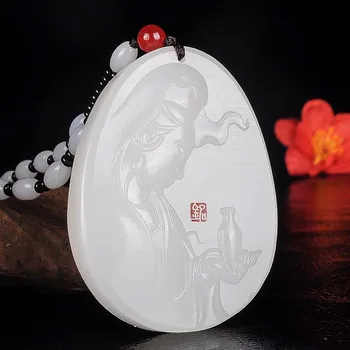Natural Hetian jade Avalokitesvara men's Jade Buddha Avalokitesvara safety brand jade pendant
Natural Hetian jade Avalokitesvara men's Jade Buddha Avalokitesvara safety brand jade pendant