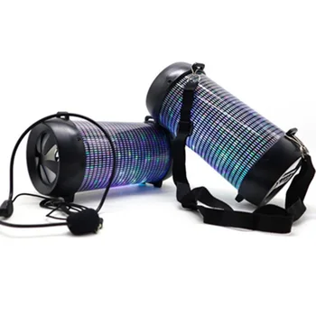 New Outdoor Portable USB Speakers 1200mAh Columnar Bluetooth Speaker Shininess Colorful Lighting Stereo Bass Music Subwoofer
New Outdoor Portable USB Speakers 1200mAh Columnar Bluetooth Speaker Shininess Colorful Lighting Stereo Bass Music Subwoofer