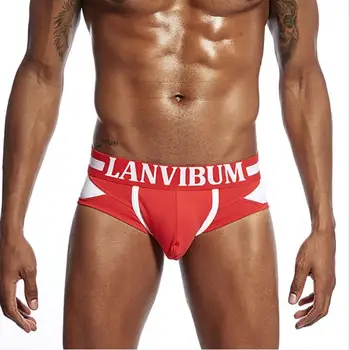 LANVIBUM Men Underwear Cotton Men Brand Cheap Underpants Shorts Panties Men Briefs Breathable Mens Male Briefs LA612
LANVIBUM Men Underwear Cotton Men Brand Cheap Underpants Shorts Panties Men Briefs Breathable Mens Male Briefs LA612