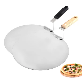 12-inch Stainless Steel Blade Quality Pizza Spatula For Oven Pizza Shovel Stainless Pizza Paddle Cake Transfer Baking Tool
12-inch Stainless Steel Blade Quality Pizza Spatula For Oven Pizza Shovel Stainless Pizza Paddle Cake Transfer Baking Tool