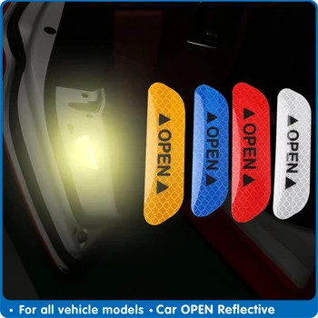 Car OPEN Reflective 4Pcs/Set Tape Warning Mark Reflective Stickers Reflective Strips Car-styling 4 Colors Safety Mark Car Stick
Car OPEN Reflective 4Pcs/Set Tape Warning Mark Reflective Stickers Reflective Strips Car-styling 4 Colors Safety Mark Car Stick