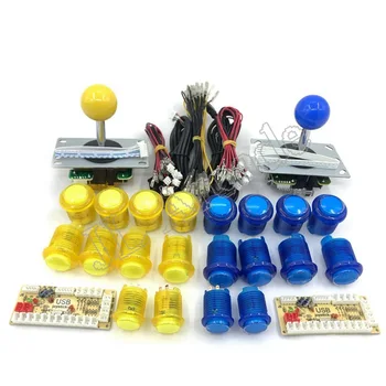 2 Players Delay Joystick Arcade DIY Kit Parts LED Push Button+Joystick+USB Encoder Controller For Mame for Raspberry Pi 3
2 Players Delay Joystick Arcade DIY Kit Parts LED Push Button+Joystick+USB Encoder Controller For Mame for Raspberry Pi 3