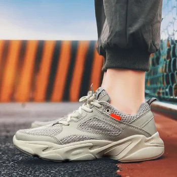 Large size men's lightweight shock absorption fashion increase height trend with round head personality comfortable men's shoes
Large size men's lightweight shock absorption fashion increase height trend with round head personality comfortable men's shoes