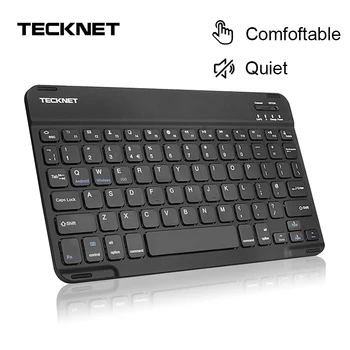 TeckNet Ultra-Slim Wireless Bluetooth Keyboard UK Layout Computer Keyboard Built-in Li-polymer Rechargeable Battery for iOS Mac
TeckNet Ultra-Slim Wireless Bluetooth Keyboard UK Layout Computer Keyboard Built-in Li-polymer Rechargeable Battery for iOS Mac