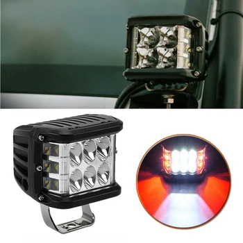 45W Car LED Work Light Bar Driving Lamp For Offroad Boat Trac 9000LM 12LED Work Light 45W Side Shooter Combo Beam White+Red
45W Car LED Work Light Bar Driving Lamp For Offroad Boat Trac 9000LM 12LED Work Light 45W Side Shooter Combo Beam White+Red