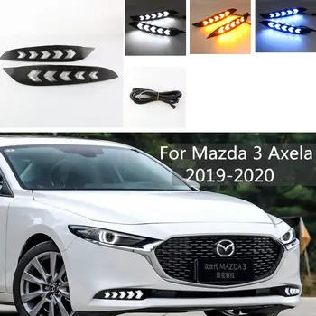 1 Set LED Daytime Running Light Waterproof Flow Yellow Turn Signal Light Bumper Lamp LED DRL For Mazda 3 Axela 2019 2020 
1 Set LED Daytime Running Light Waterproof Flow Yellow Turn Signal Light Bumper Lamp LED DRL For Mazda 3 Axela 2019 2020