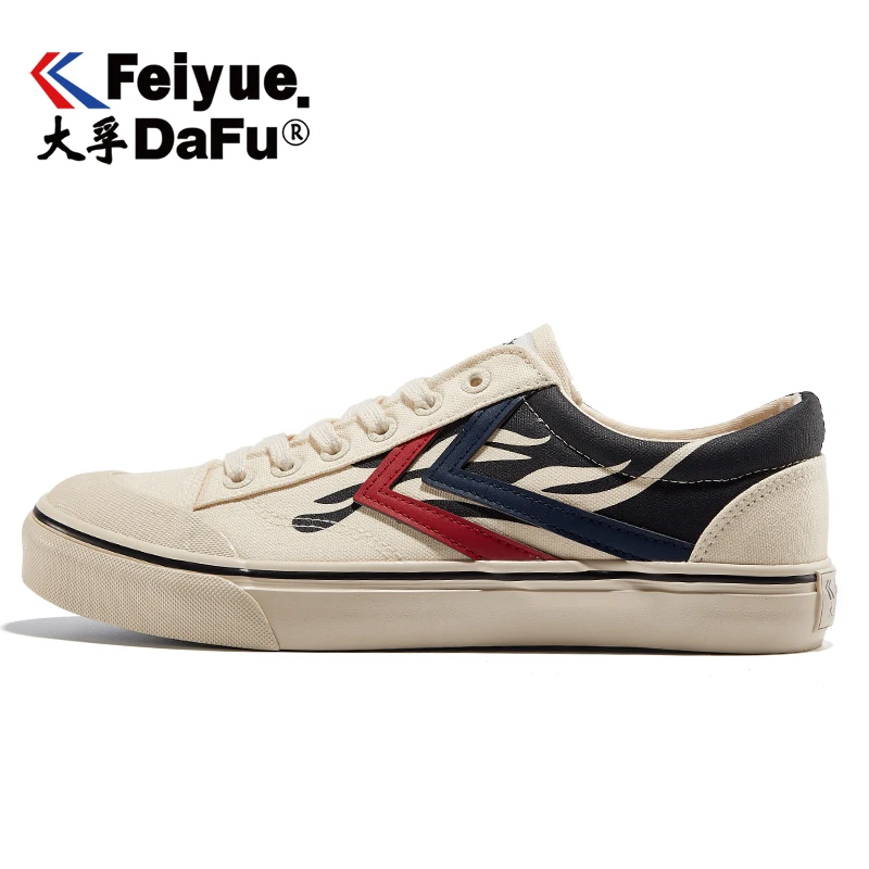 Фото Повседневная парусиновая обувь DafuFeiyue 2200 низкие туфли на плоской подошве модная