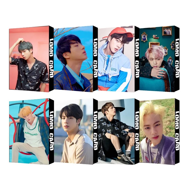 South Korean Groups K-POP Bangtan Boys Photocard JIN Album Map Of The Soul Persona Photo Cards PostersLomo Card wall sticker
South Korean Groups K-POP Bangtan Boys Photocard JIN Album Map Of The Soul Persona Photo Cards PostersLomo Card wall sticker