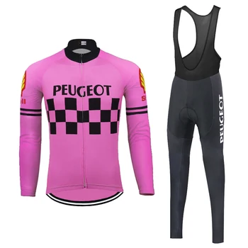 Hot Cycling jersey Retro Men‘s long sleeve set thermal winter fleece and thin Classic Pink cycling clothing MTB Ropa Ciclismo
Hot Cycling jersey Retro Men‘s long sleeve set thermal winter fleece and thin Classic Pink cycling clothing MTB Ropa Ciclismo