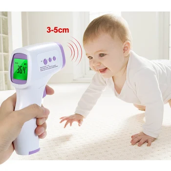 Digital Forehead gun Thermometer Non-contact Infrared Temperature Measurement with Color Backlight Thermometer Laser Meter
Digital Forehead gun Thermometer Non-contact Infrared Temperature Measurement with Color Backlight Thermometer Laser Meter