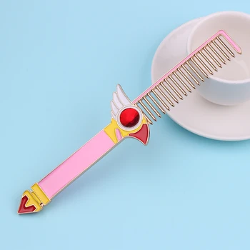 Cute Cardcaptor Sakura Makeup Comb Big/Small Size Beauty Magic Angel Wings Metal Comb Hair Styling Tool For Fans Collect
Cute Cardcaptor Sakura Makeup Comb Big/Small Size Beauty Magic Angel Wings Metal Comb Hair Styling Tool For Fans Collect