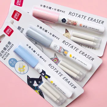 1PC + 2PC Refills Funny Cat Rotate Rubber Eraser Student School Supply Stationery Set
1PC + 2PC Refills Funny Cat Rotate Rubber Eraser Student School Supply Stationery Set