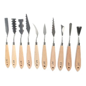 Stainless Steel Palette Scraper Set Paint Palette Knives Blade for Artist Oil Acrylic Painting Tools
Stainless Steel Palette Scraper Set Paint Palette Knives Blade for Artist Oil Acrylic Painting Tools