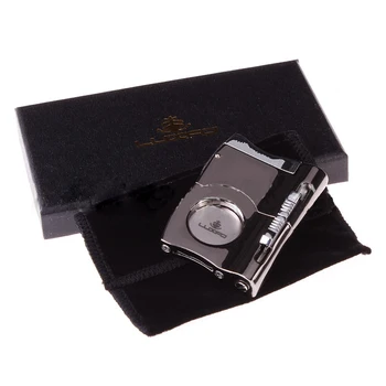 LF-2037 Cigar Scissors Tool Three-Purpose Multifunctional Cigar Scissors With Cigar Drill Cigar Smoking Set Punch Gift Box
LF-2037 Cigar Scissors Tool Three-Purpose Multifunctional Cigar Scissors With Cigar Drill Cigar Smoking Set Punch Gift Box