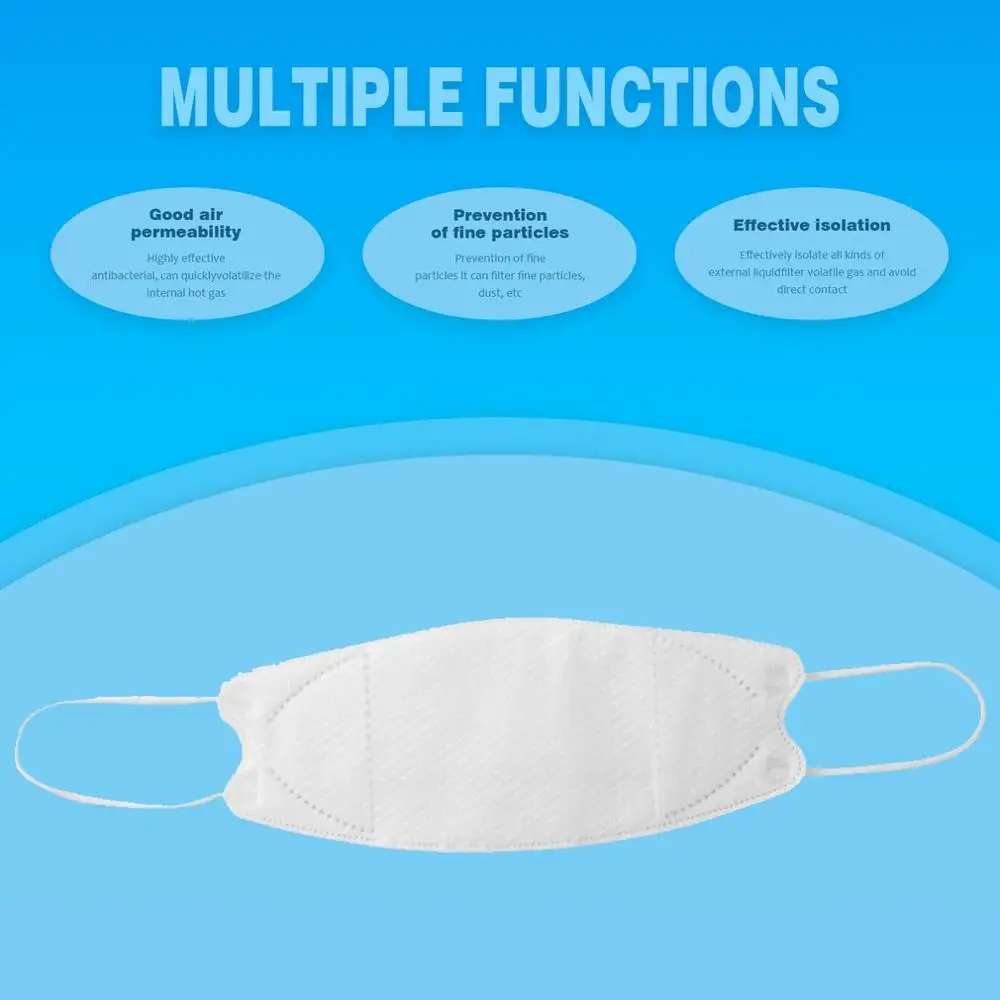 Kf94 Face Mask 3-Layer Protective Face Mask Mouth Mask Against Droplet Dust
Kf94 Face Mask 3-Layer Protective Face Mask Mouth Mask Against Droplet Dust
