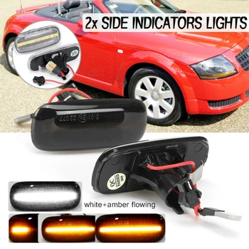 12V DC Turn signal lights Left/right Replacement 8N0 949 127A White+Amber Dynamic Side Marker
12V DC Turn signal lights Left/right Replacement 8N0 949 127A White+Amber Dynamic Side Marker