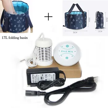 Mini Detox Foot Machine Ion Cleanse Ionic Foot Bath Aqua Cell Spa Machine With Folding Basin
Mini Detox Foot Machine Ion Cleanse Ionic Foot Bath Aqua Cell Spa Machine With Folding Basin