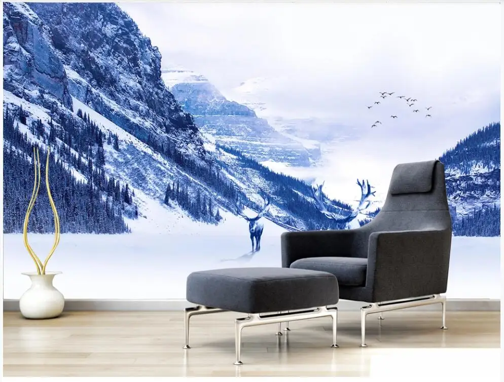 3d wallpaper custom photo mural Blue Snow Mountain Elk scenery background home decor living room wallpaper for walls 3 d
3d wallpaper custom photo mural Blue Snow Mountain Elk scenery background home decor living room wallpaper for walls 3 d