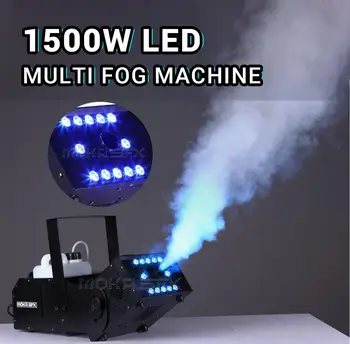 1500W 12x3W LED Multi Fogger Smoke Machine RGB 3 in 1 DMX 512/Remote Control Smoke Generafor Disco Show Club Stage Wedding Party
1500W 12x3W LED Multi Fogger Smoke Machine RGB 3 in 1 DMX 512/Remote Control Smoke Generafor Disco Show Club Stage Wedding Party