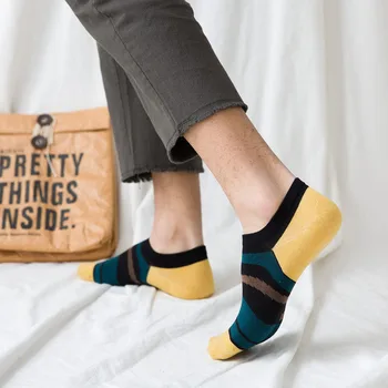 Men's Casual Novelty Colorful Summer Ankle Socks Happy Combed Cotton Short Socks Plaid Dress Boat Socks EU 39-44 Meias
Men's Casual Novelty Colorful Summer Ankle Socks Happy Combed Cotton Short Socks Plaid Dress Boat Socks EU 39-44 Meias