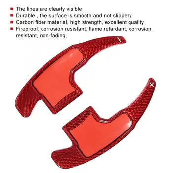 Interior Mouldings BPM-Red Carbon Fiber Steering Wheel Shifter Shifting Paddle Fit for Mustang 2015 2016 2017
Interior Mouldings BPM-Red Carbon Fiber Steering Wheel Shifter Shifting Paddle Fit for Mustang 2015 2016 2017