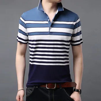 Men's short-sleeved T-shirt 2020 summer new trend casual lapel slim-fit fashion printed half-sleeved cotton t-shirt
Men's short-sleeved T-shirt 2020 summer new trend casual lapel slim-fit fashion printed half-sleeved cotton t-shirt