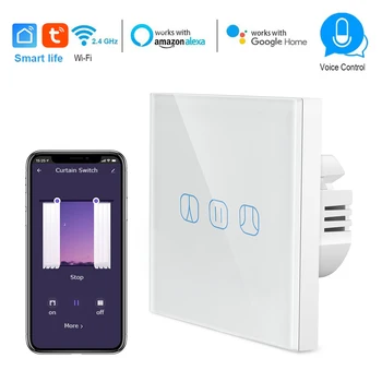 Tuya WiFi Curtain Blind Switch for Roller Shutter Electric motor Google Home Alexa Echo Voice Control DIY Smart Home Smart Life
Tuya WiFi Curtain Blind Switch for Roller Shutter Electric motor Google Home Alexa Echo Voice Control DIY Smart Home Smart Life