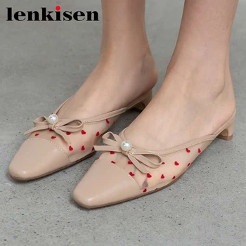 Lenkisen Korean street pretty girls dating shoes cow leather air mesh sexy butterfly-knot pearl sweet classic women pumps L03
Lenkisen Korean street pretty girls dating shoes cow leather air mesh sexy butterfly-knot pearl sweet classic women pumps L03