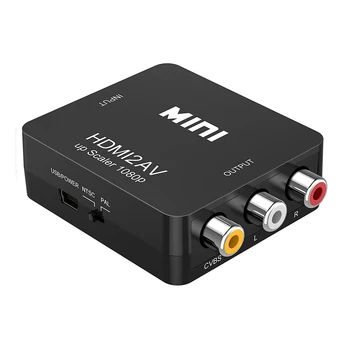 Multi-function HDMI to AV converter box 1080P MINI HDMI TO AV Converter Box Computer to projector connection
Multi-function HDMI to AV converter box 1080P MINI HDMI TO AV Converter Box Computer to projector connection