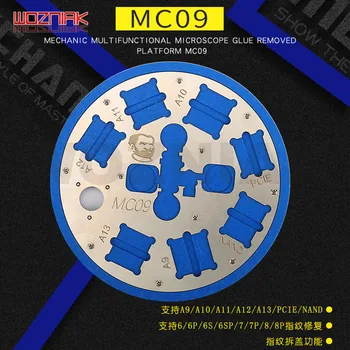 MECHANIC MC09 Microscope degumming base Chip degumming for IPHONE A9 A10 A11 A12 A13 Location fingerprint open cover repair 6-8
MECHANIC MC09 Microscope degumming base Chip degumming for IPHONE A9 A10 A11 A12 A13 Location fingerprint open cover repair 6-8