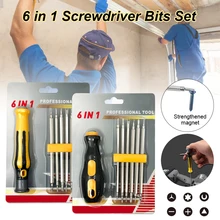 7PCS Magnetic Screwdriver Drill Bit Set Hex Torx Screwdriver Bits Opening Repair Precision Insulated Home Improvement Hand Tool
7PCS Magnetic Screwdriver Drill Bit Set Hex Torx Screwdriver Bits Opening Repair Precision Insulated Home Improvement Hand Tool