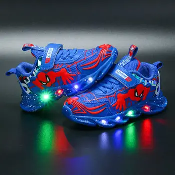 2020 Spiderman Led Shoes luminous sneakers Girl Boys Sneaker Child Sport Casual Shoes lighted lighting 
2020 Spiderman Led Shoes luminous sneakers Girl Boys Sneaker Child Sport Casual Shoes lighted lighting