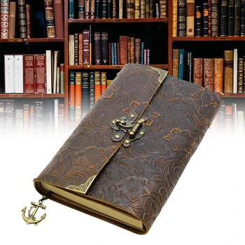 Embossed Pattern Soft Leather Travel Notebook with lock and Key Diary Notepad Kraft Paper for Business Sketching & Writing
Embossed Pattern Soft Leather Travel Notebook with lock and Key Diary Notepad Kraft Paper for Business Sketching & Writing