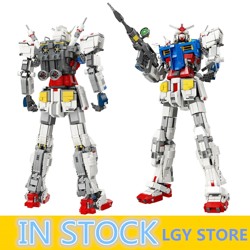 Moc Series Fictional Manned Gundam Robot Anime Mobile Suit Set 18K-RX78-2 1:60 Building Blocks Bricks Educational Toys Gifts
Moc Series Fictional Manned Gundam Robot Anime Mobile Suit Set 18K-RX78-2 1:60 Building Blocks Bricks Educational Toys Gifts