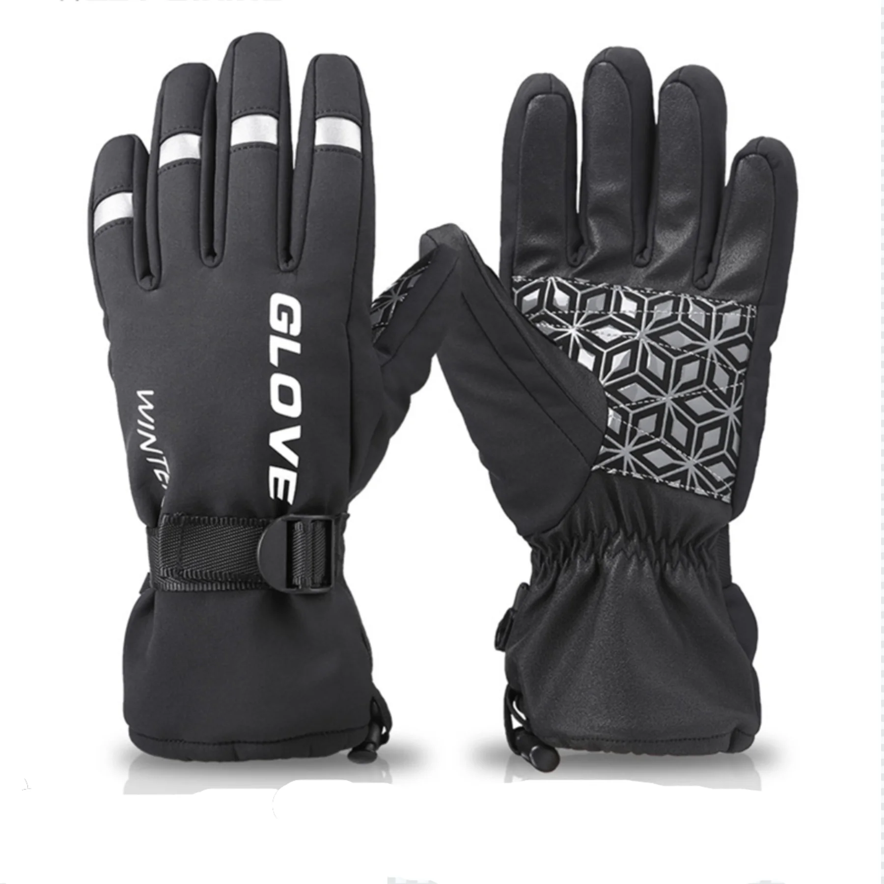 Cycling Gloves Winter Thermal Full Finger Touch Screen Cycling Gloves Reflective Windproof Warm Bike Gloves Waterproof M 
Cycling Gloves Winter Thermal Full Finger Touch Screen Cycling Gloves Reflective Windproof Warm Bike Gloves Waterproof M